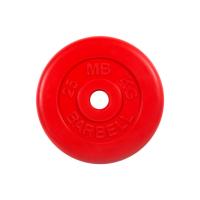 Диск MB Barbell Стандарт Красный 51мм 25кг