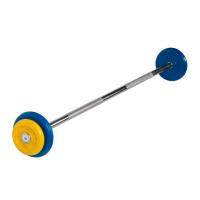Штанга неразборная  цветная 12,5 кг MB Barbell