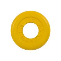 Диск MB Barbell Стандарт Желтый 51мм 1,25кг