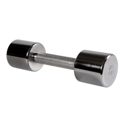Гантель хромированная 4 кг MB Barbell Фитнес