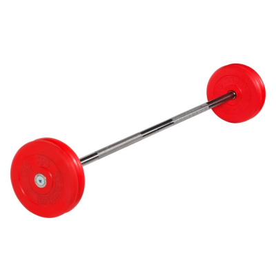 Штанга неразборная цветная 25 кг MB Barbell