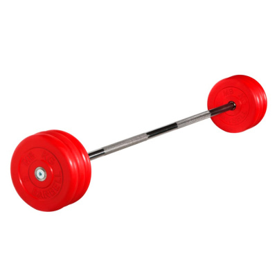 Штанга неразборная цветная 35 кг MB Barbell