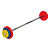 Штанга неразборная цветная 22,5 кг MB Barbell