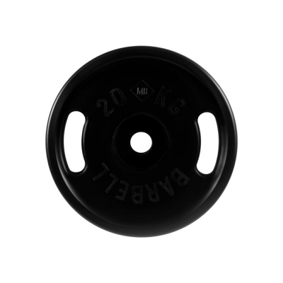 Диск MB Barbell Евро Классик с ручками 51мм 20кг