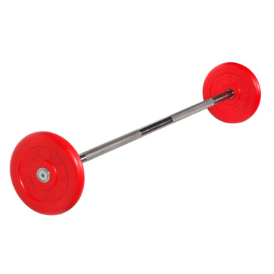 Штанга неразборная цветная 15 кг MB Barbell